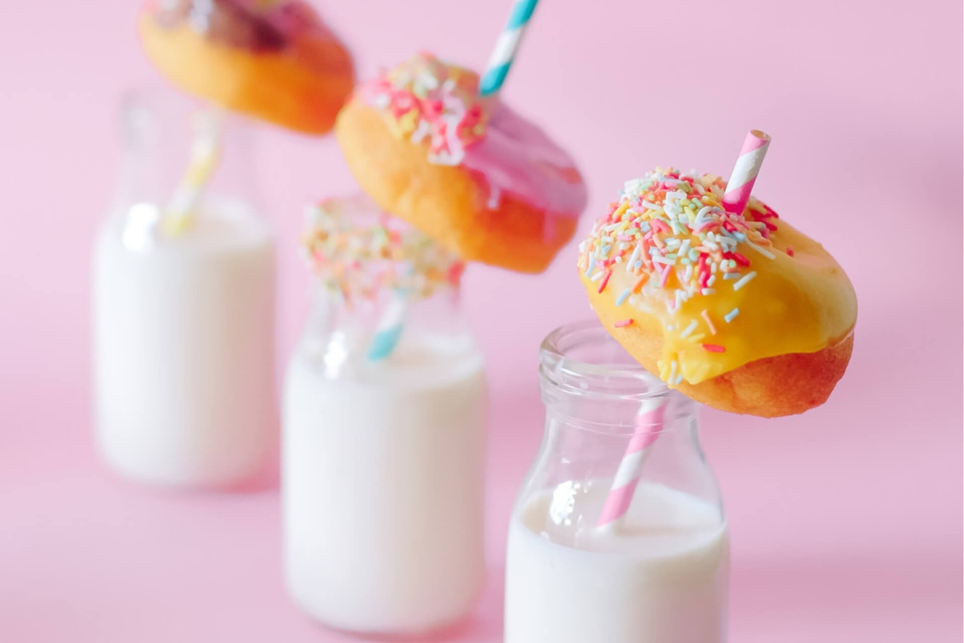 Colorful food and drinks for Sunset Social